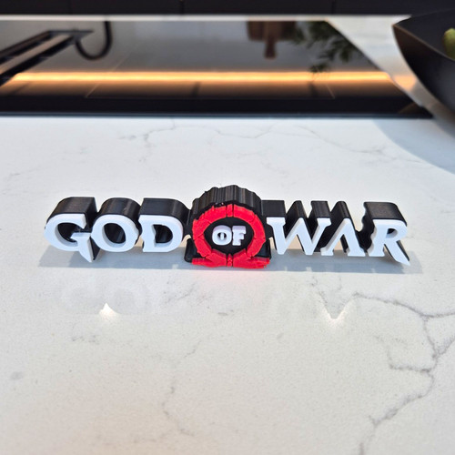 God war logo desk - god, of