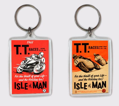 Keychain sign isle man tt - isle,