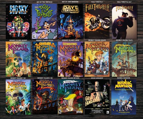 Lucas arts games - arts, box