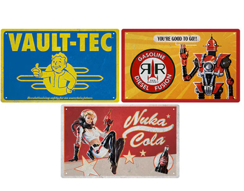 Fallout essential tin sign - essential,