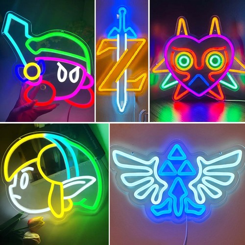 Zelda neon led - zelda, wall