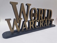 World Of Warcraft Sign - 3D