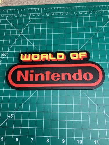 World nintendo printed - of, 3d